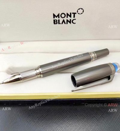 NEW! AAA Replica Montblanc Starwalker Blue Planet Rollerball Pen - Rhodium Grey